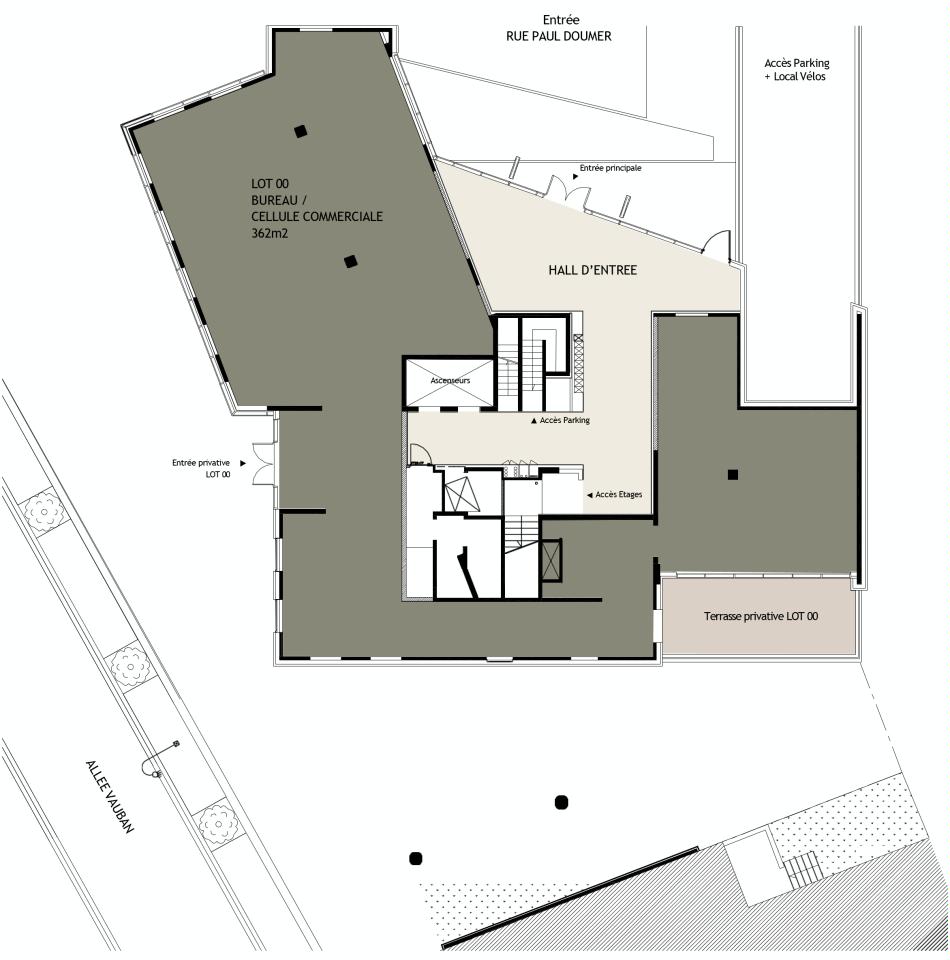 Bureau La Madeleine 3721m² Location bureau La Madeleine Nord OLBUR2114150 3